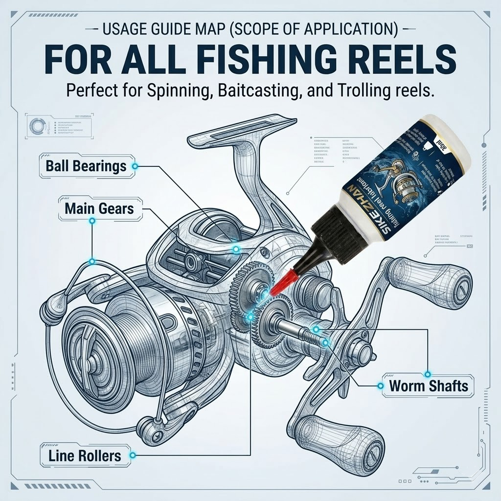 Fishing Reel Oil and Grease Lu - đánh giá và giá Reel Lubricant