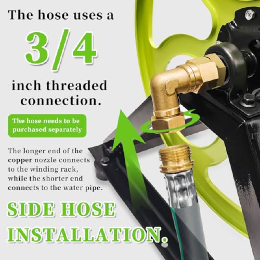 Stainless Steel Garden Hose Re - đánh giá và giá Reel Handle
