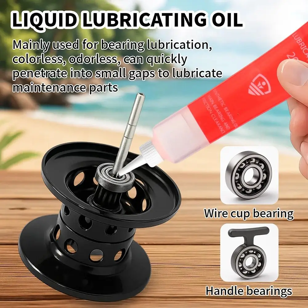 40ml Fish Reel Grease Long-Las - đánh giá và giá Reel Grease