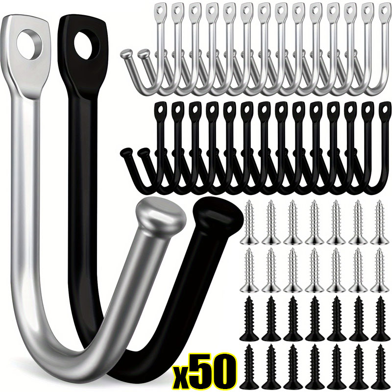 50/5Set J-shaped Metal Wall Ho - đánh giá và giá Reel Bag