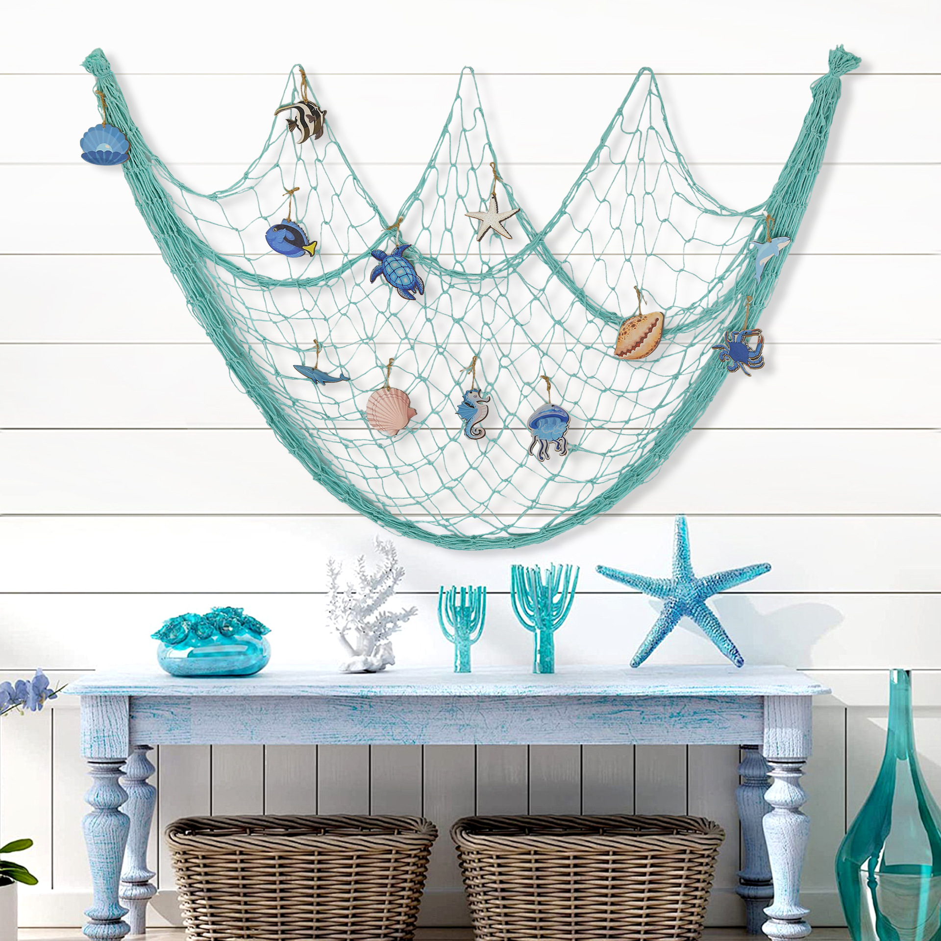 Decorative Fishing Net, Medite - đánh giá và giá Baitcasting Reel