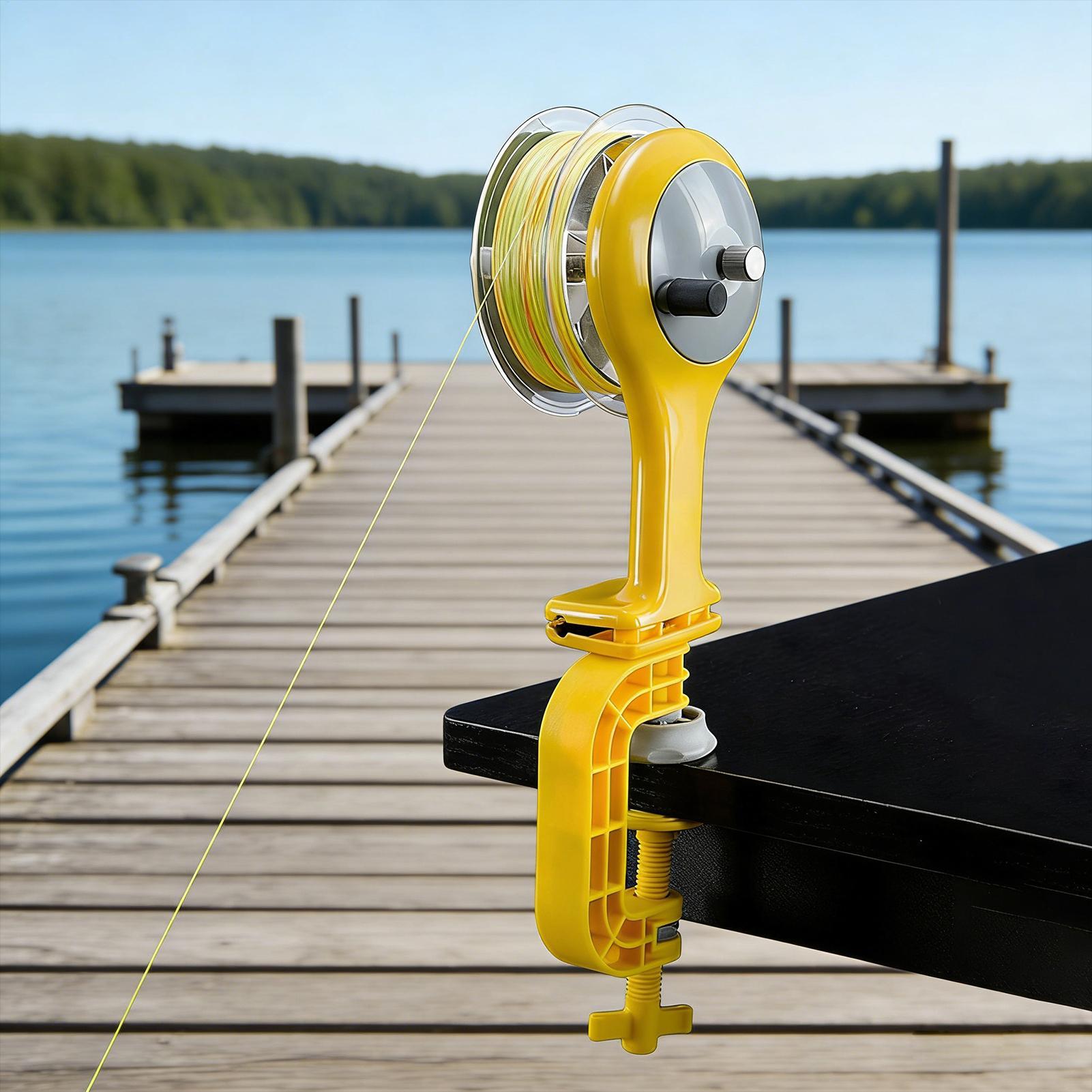 Fishing Line Spooler with Clam - đánh giá và giá Ice Fishing Reel