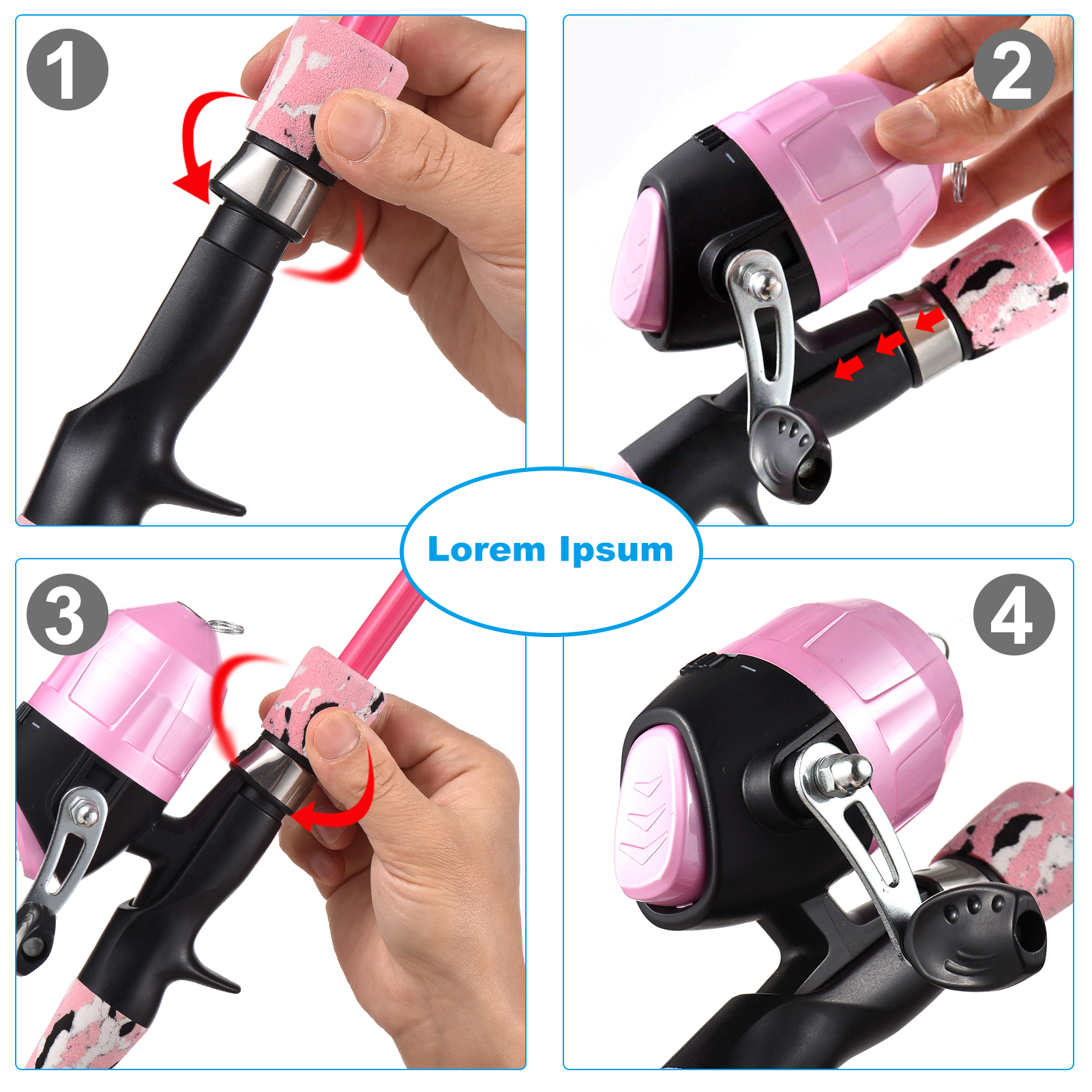 Kids Fishing Rod and Reel Comb - đánh giá và giá Spincast Reel