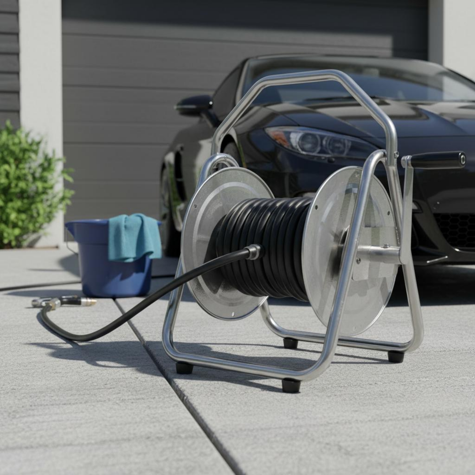 Metal Hose Reel Heavy Duty Gar - đánh giá và giá Reel Handle