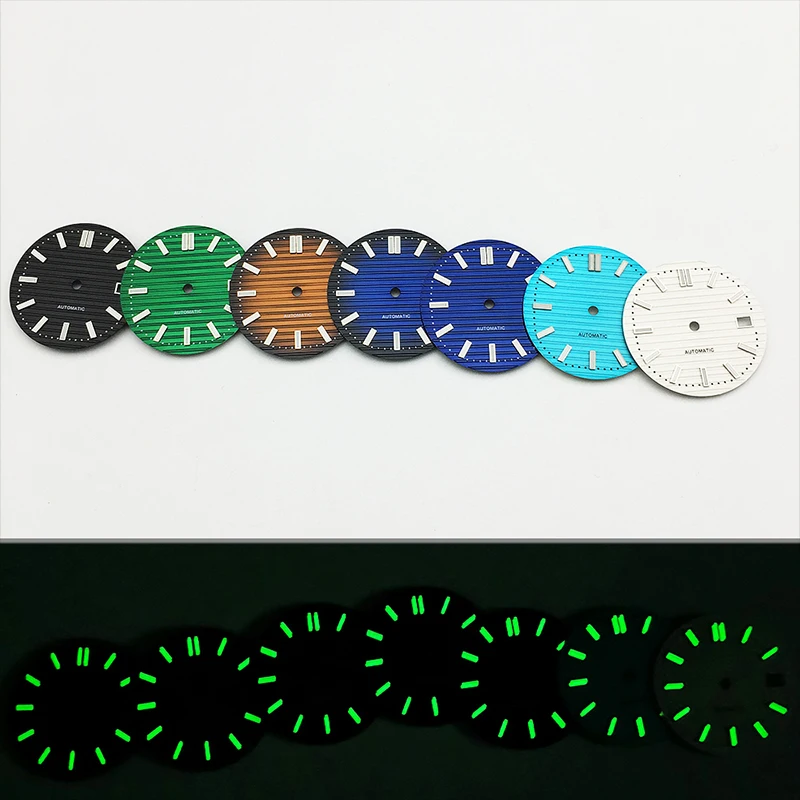 29.8mm NH35 Watch Dial Green L - đánh giá và giá Reel Case