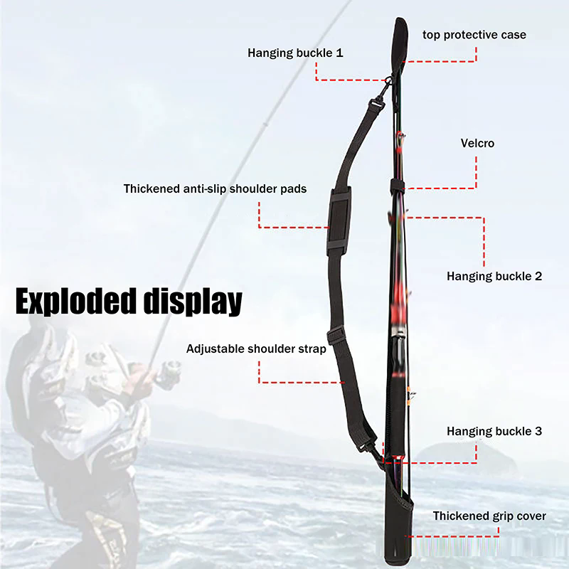 Adjustable Fishing Rod Storage - đánh giá và giá Reel Cover