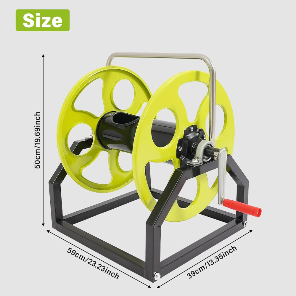 Garden Hose Reel, 360° Wall Mo - đánh giá và giá Reel Handle