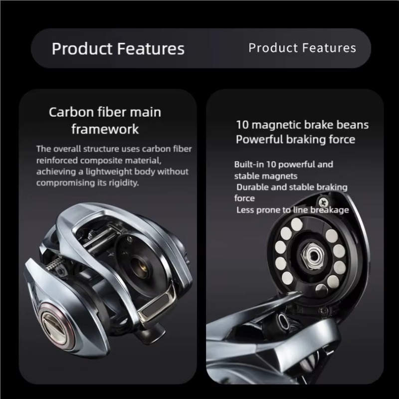 P1 Casting Reel, 7.3:1 Gear Ra - đánh giá và giá Reel Handle