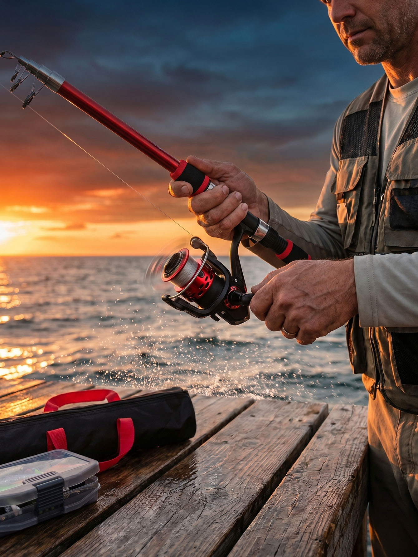 Fishing Rod Reel Combos Collap - đánh giá và giá Spincast Reel