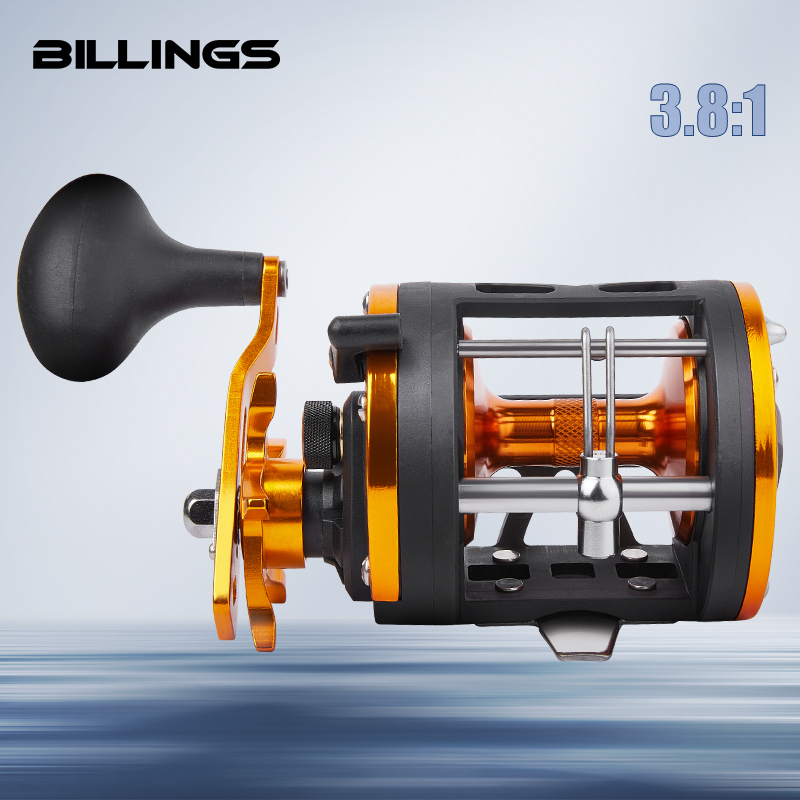 BILLINGS Trolling Drum Reel 33 - đánh giá và giá Trolling Reel