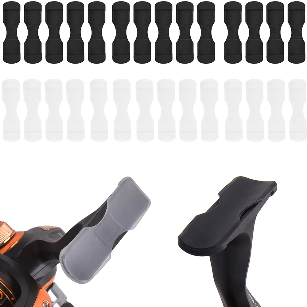 40/100Pcs Rubber Fishing reel  - đánh giá và giá Trolling Reel