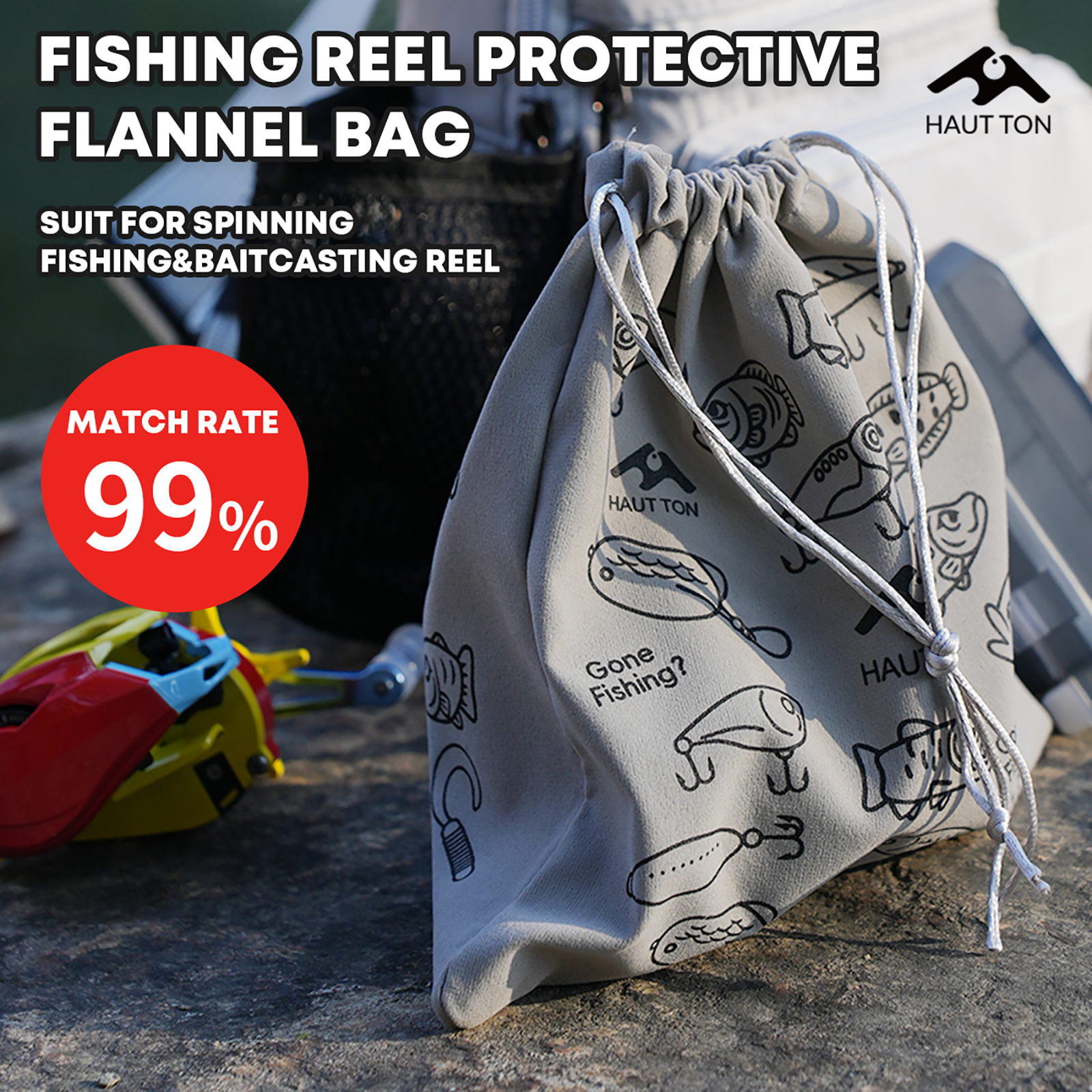 HAUT TON Fishing Reel Protecti - đánh giá và giá Spincast Reel