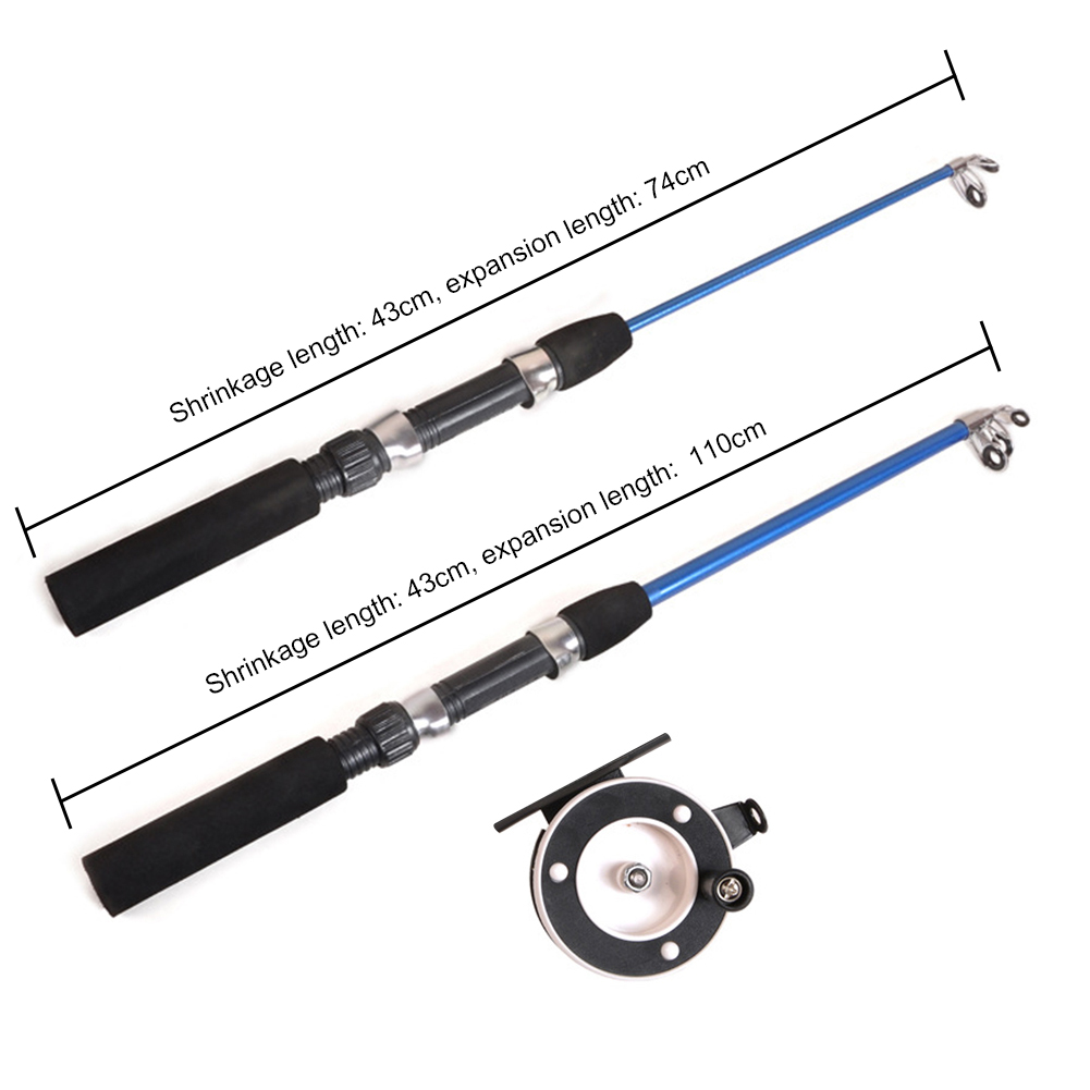 Winter Shrimp Fishing Rod Mini - đánh giá và giá Ice Fishing Reel